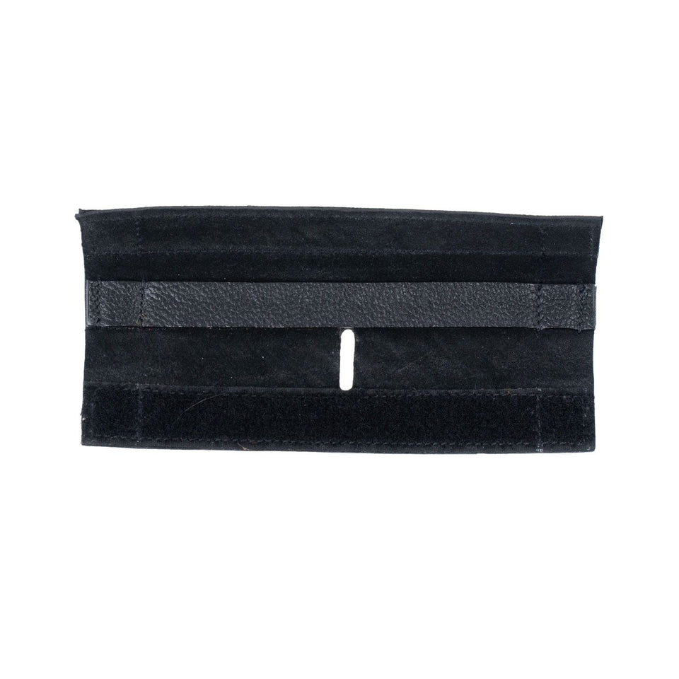 Dy'on Leather Curb Chain Cover - Black