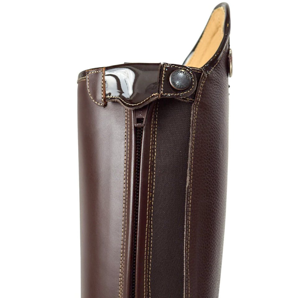 De Niro Brown Salentino Riding Boots with Regal Brown Top