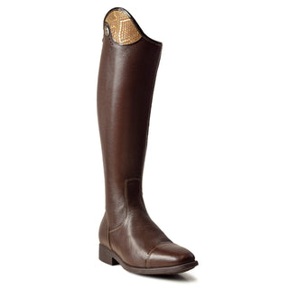 De Niro Brown Salentino Riding Boots with Regal Brown Top