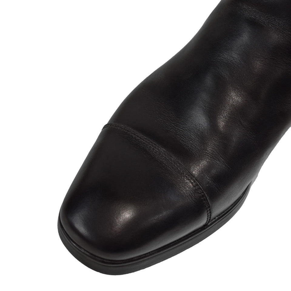 De Niro Leccese 01 Black Riding Boots