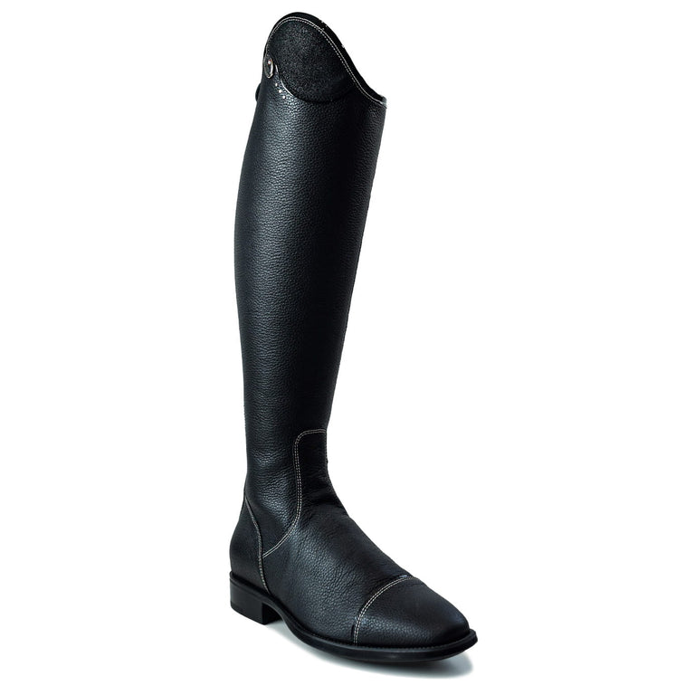 De Niro Salentino Riding Boots with Black Glitter Top