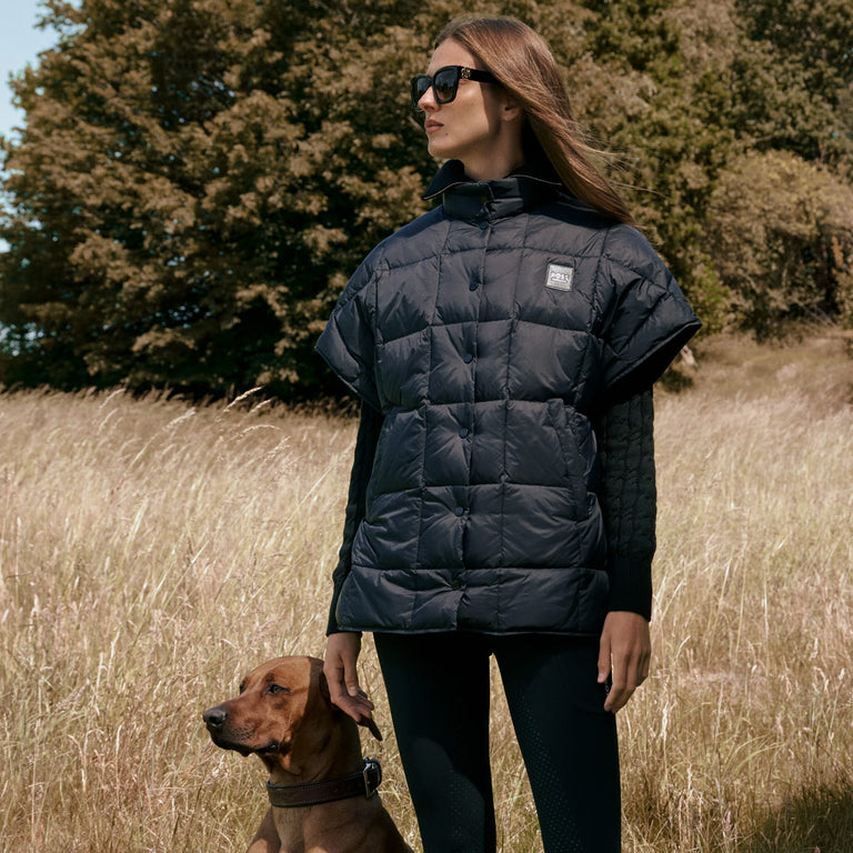 BOSS Equestrian Demi Down Cape - Black