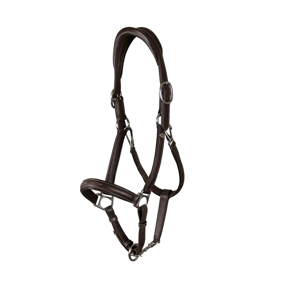 Dy'on Working Collection Soft Leather Headcollar - Brown