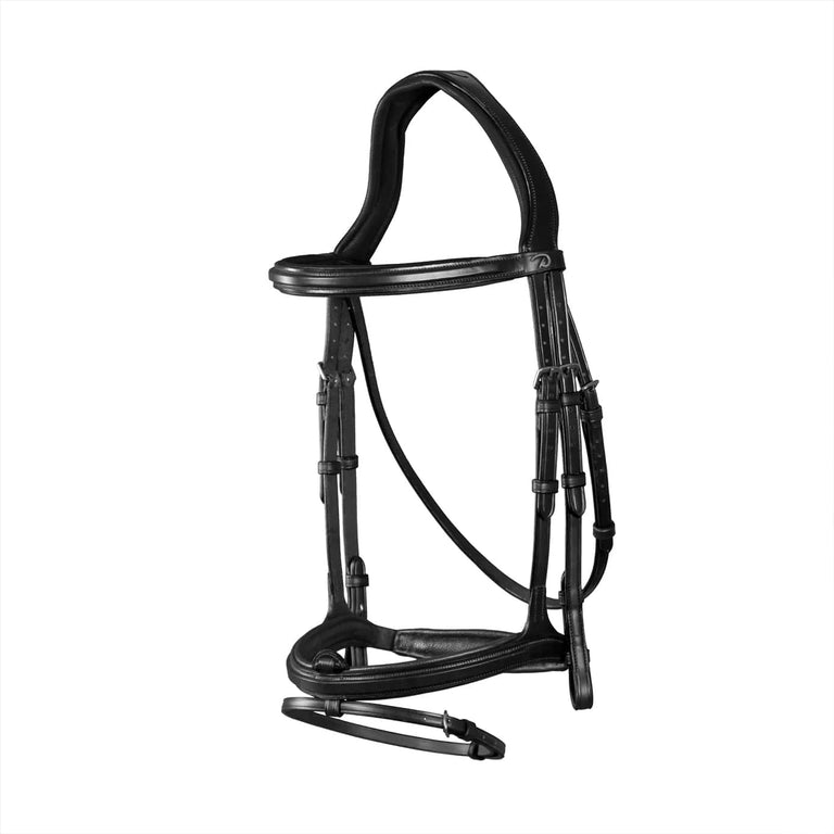 Dy'on New English Flash Noseband Bridle - Black