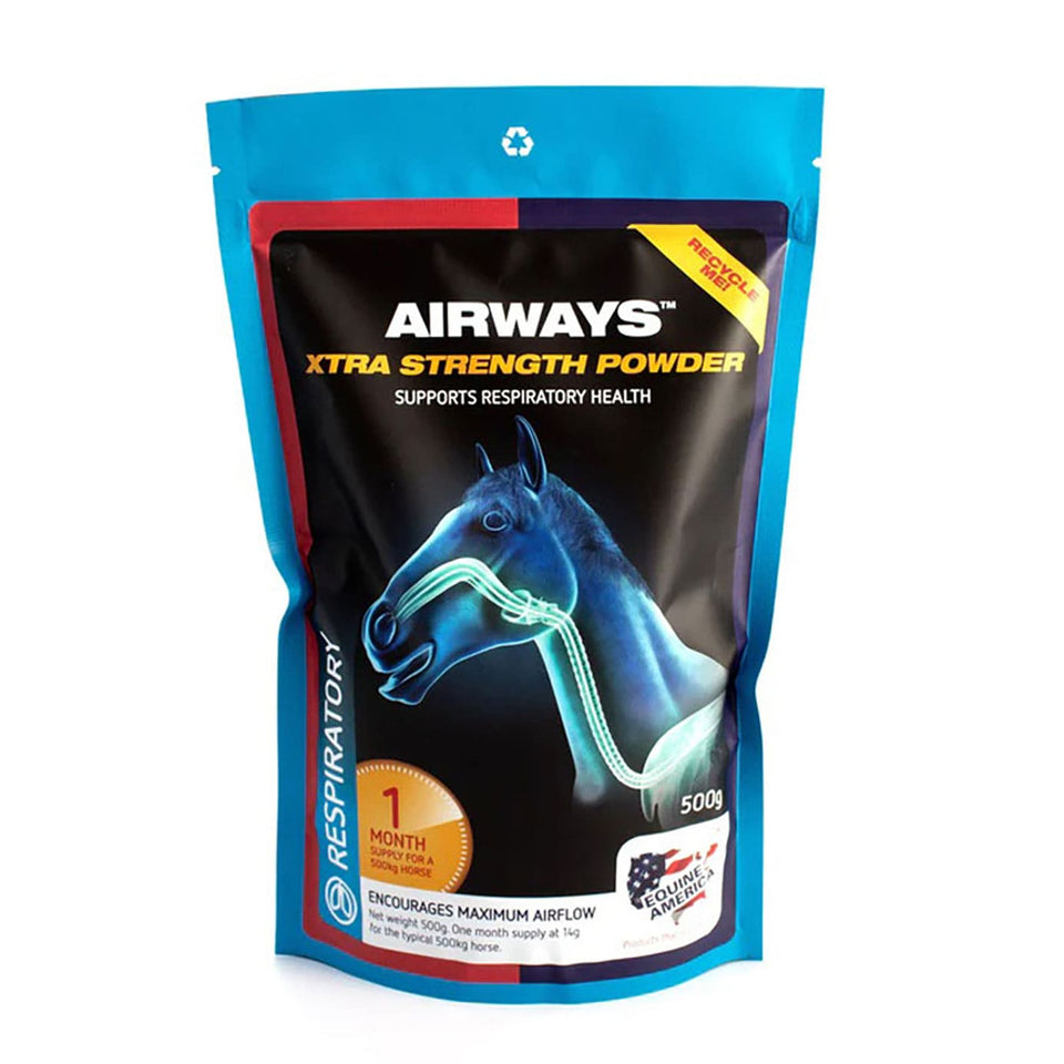 Equine America Airways Xtra Strength Powder - 500g Pouch