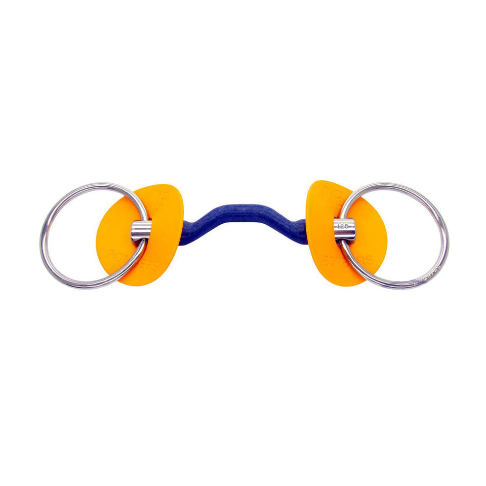 Bombers Blue Loose Ring Snaffle
