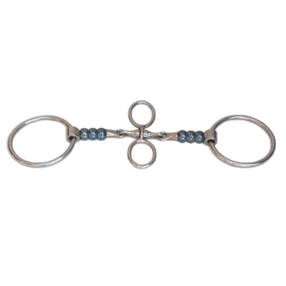 Bombers Cherry Roller Spinner Loose Ring Snaffle