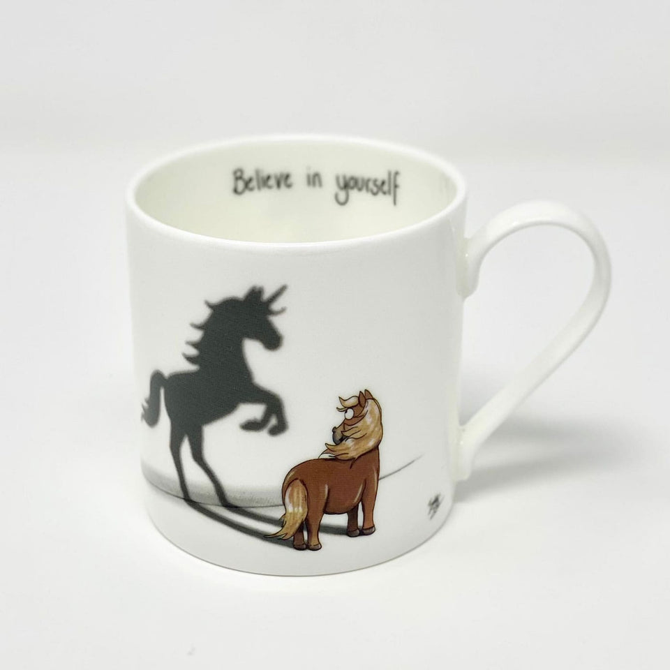Emily Cole Believe in Yourself Mug - Flaxen
