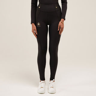 Equidae London Louise High Waist Riding Leggings - Black