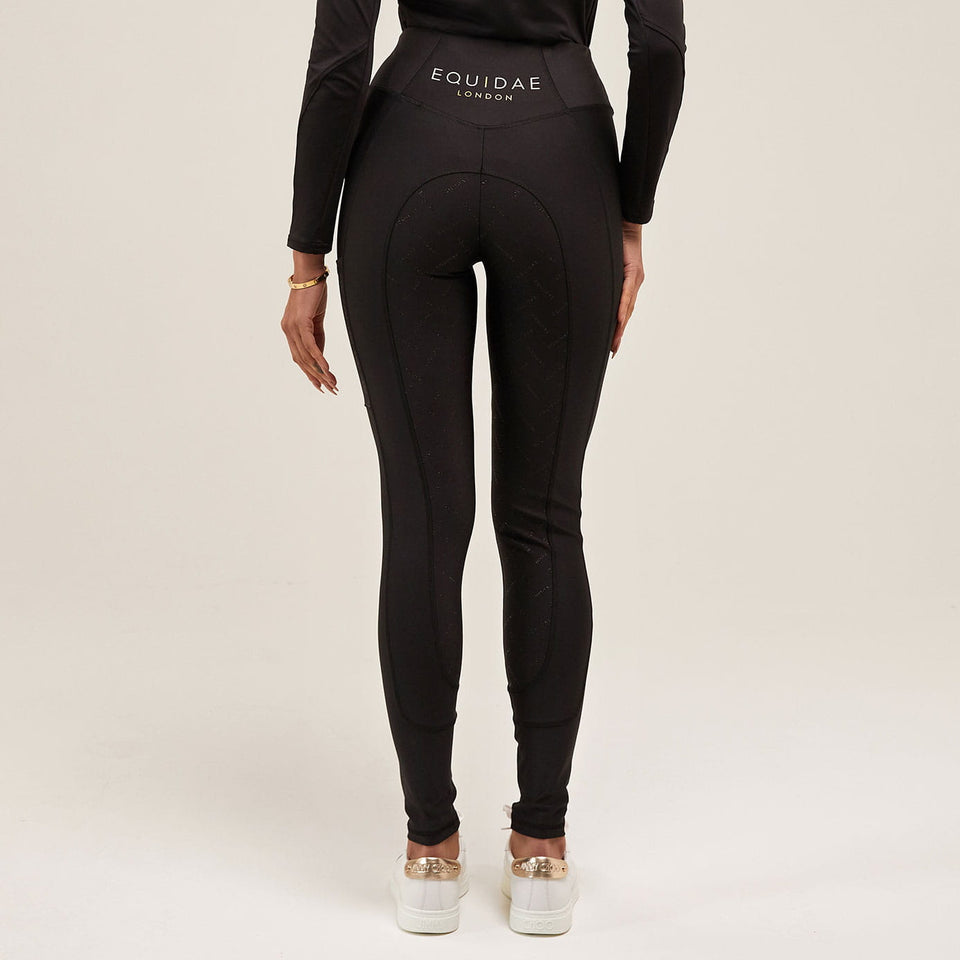 Equidae London Louise High Waist Riding Leggings - Black