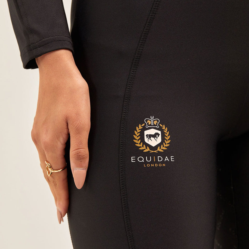 Equidae London Louise High Waist Riding Leggings - Black