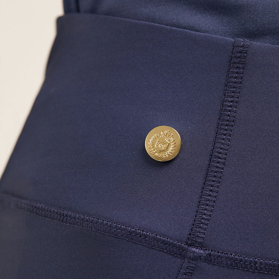 Equidae London Louise High Waist Riding Leggings - Navy