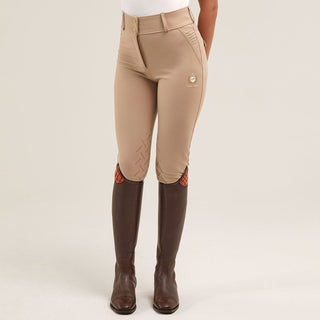 Equidae London Penelope High Rise Knee Grip Breeches - Taupe