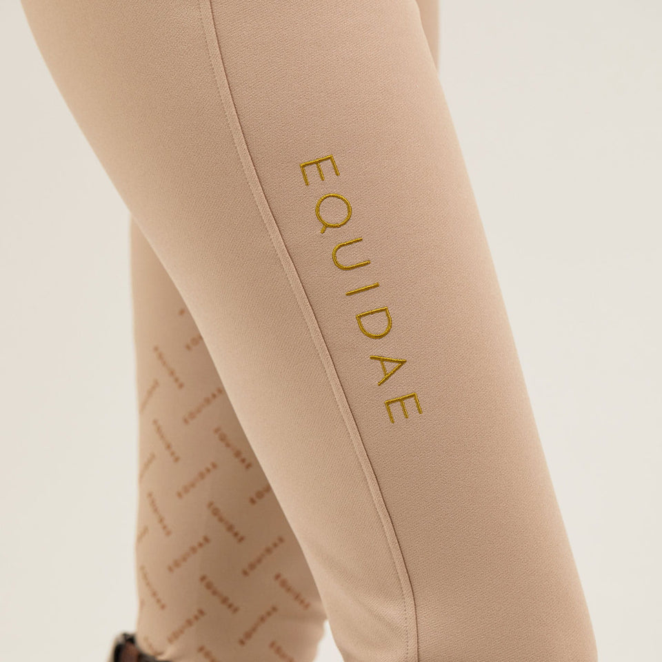 Equidae London Penelope High Rise Knee Grip Breeches - Taupe