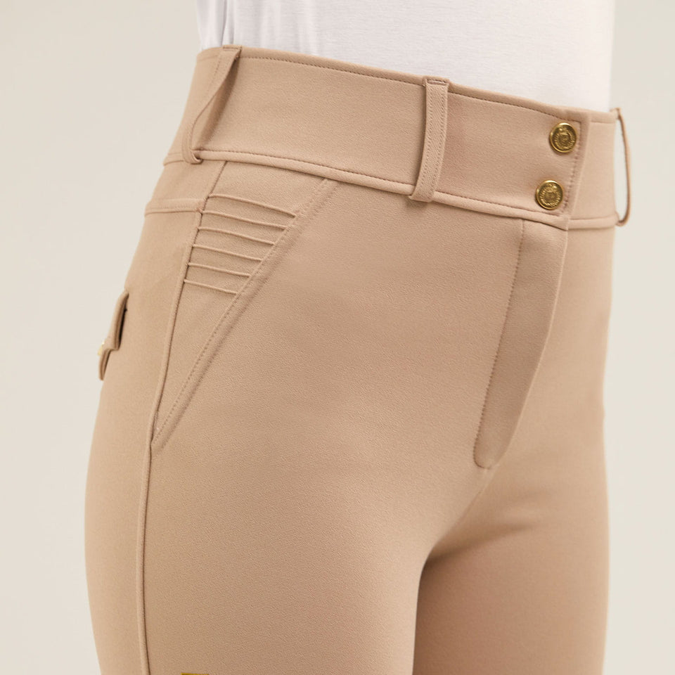 Equidae London Penelope High Rise Knee Grip Breeches - Taupe