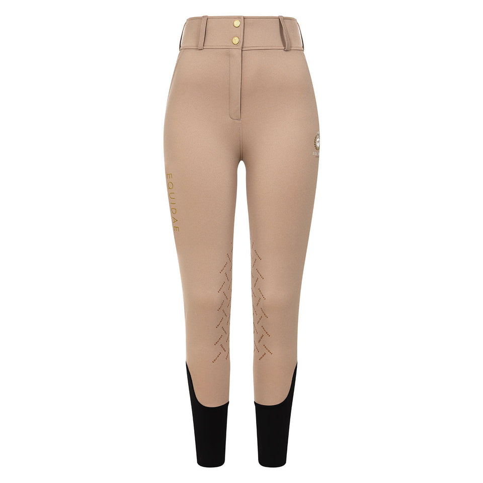 Equidae London Penelope High Rise Knee Grip Breeches - Taupe