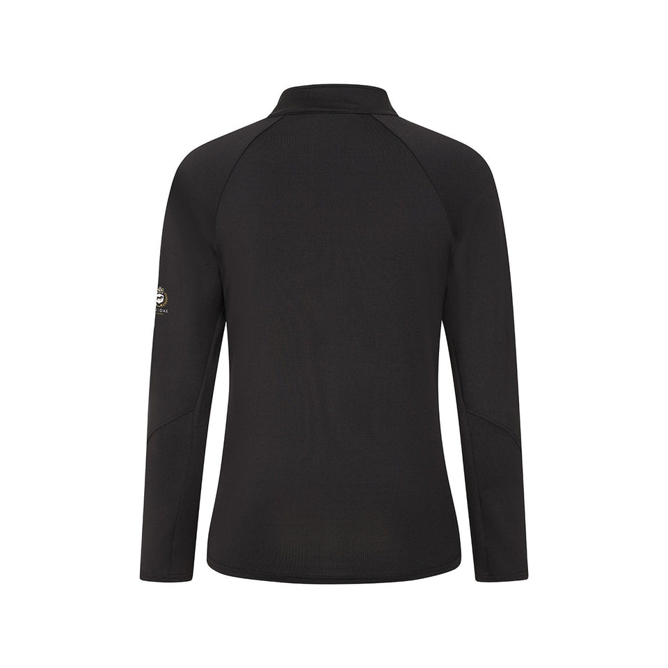 Equidae London Sarah Long Sleeve Side Zip Base Layer - Black