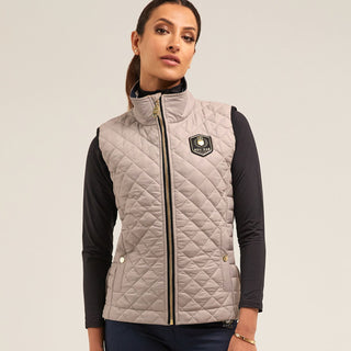 Equidae London Olivia Quilted Gilet - Taupe