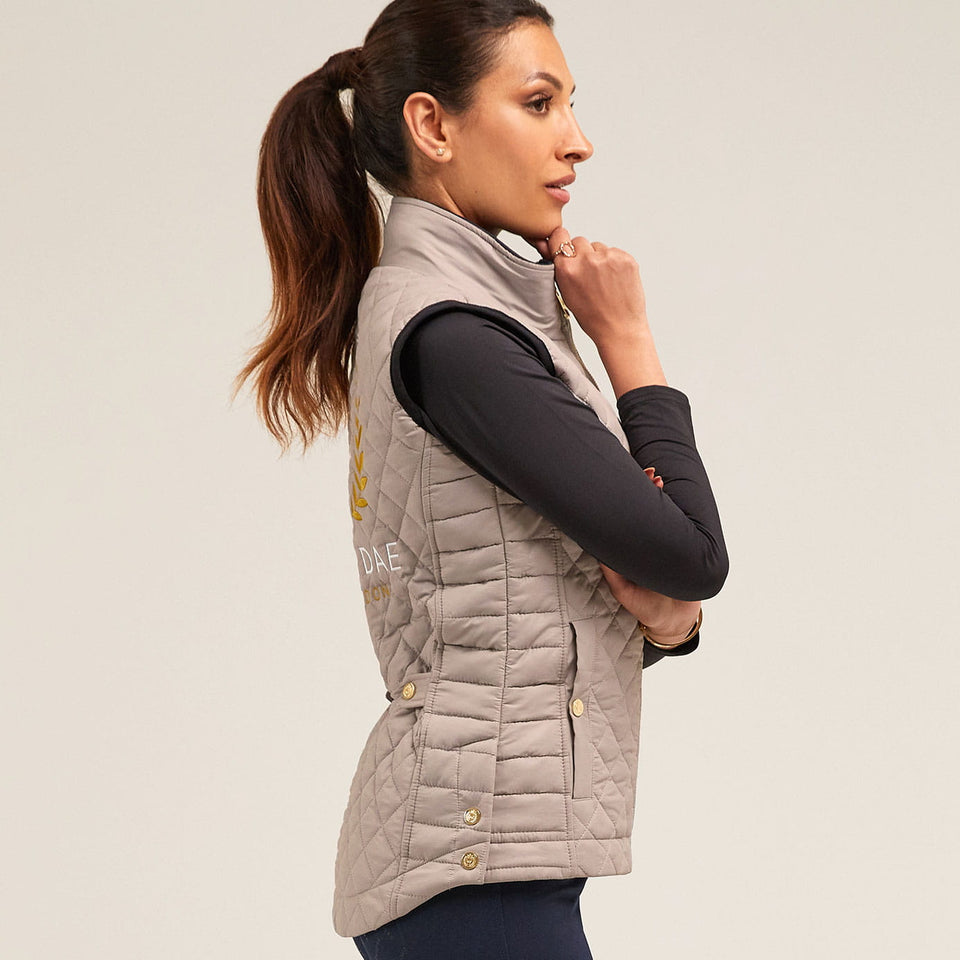 Equidae London Olivia Quilted Gilet - Taupe