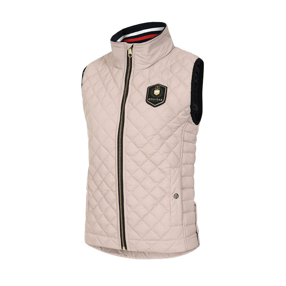Equidae London Olivia Quilted Gilet - Taupe