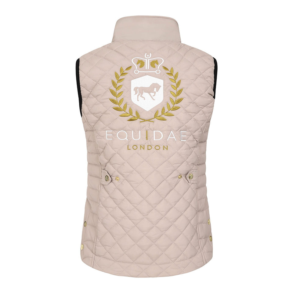Equidae London Olivia Quilted Gilet - Taupe