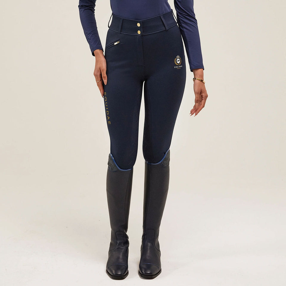 Equidae London Sophie High Rise Full Grip Breeches - Navy