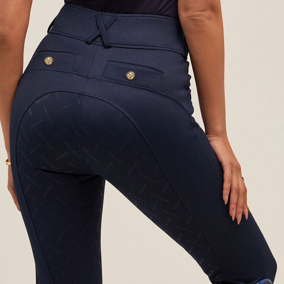 Equidae London Sophie High Rise Full Grip Breeches - Navy