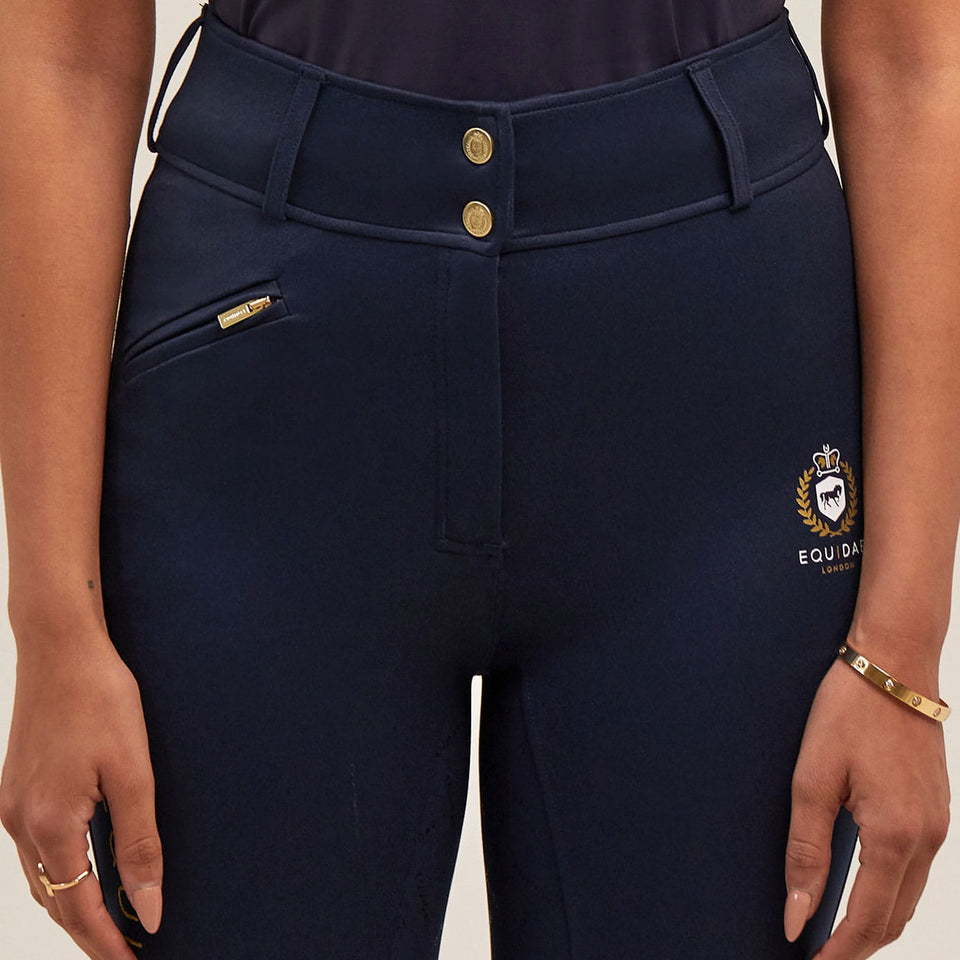 Equidae London Sophie High Rise Full Grip Breeches - Navy