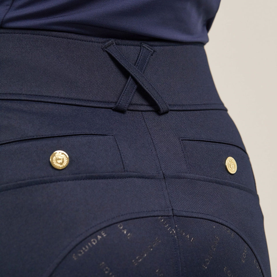 Equidae London Sophie High Rise Full Grip Breeches - Navy