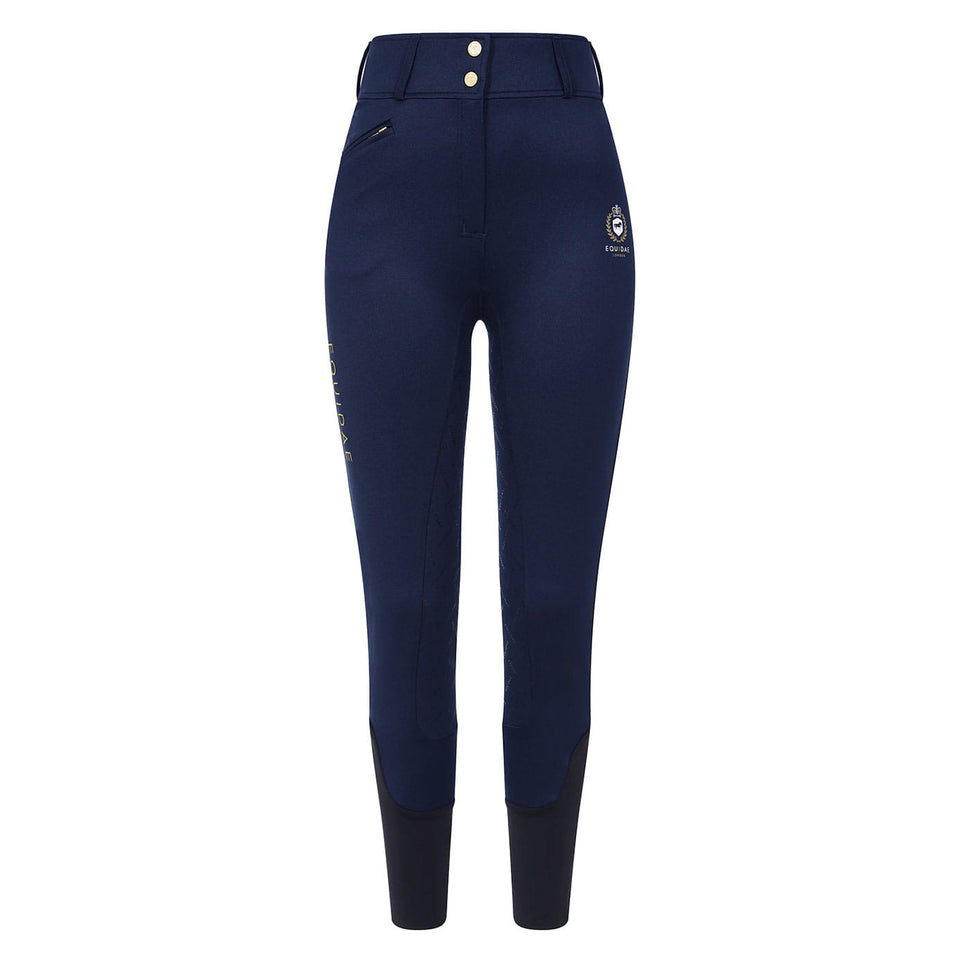 Equidae London Sophie High Rise Full Grip Breeches - Navy