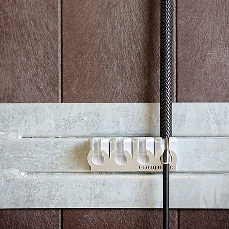 EquiHook Magnetic Whip Holder - Shiny Grey