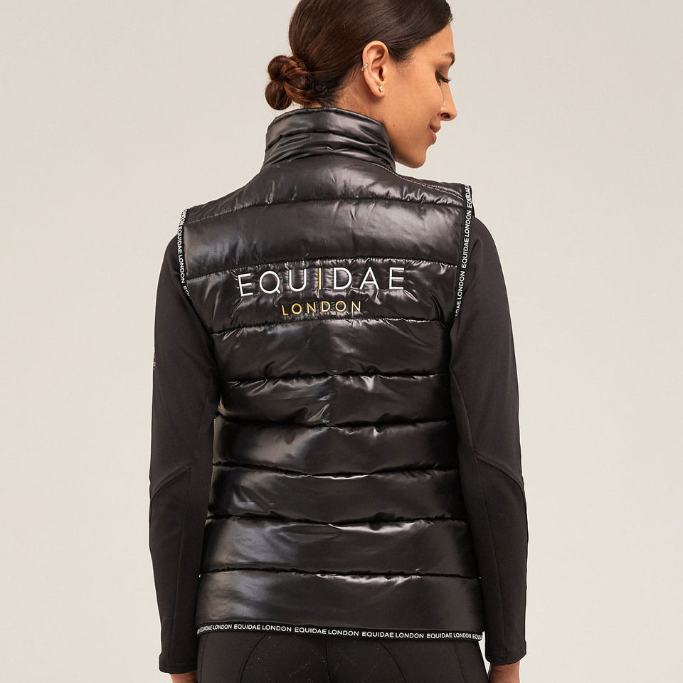 Equidae London Isabella Bomber Bodywarmer - Black