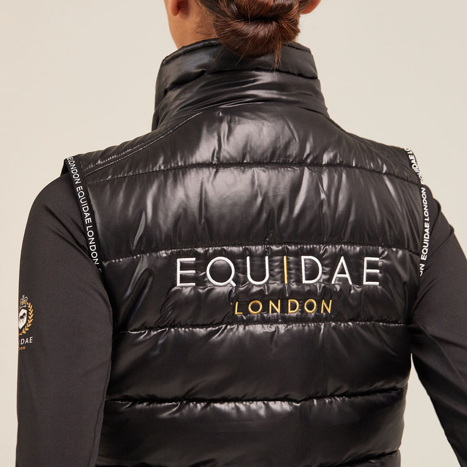 Equidae London Isabella Bomber Bodywarmer - Black