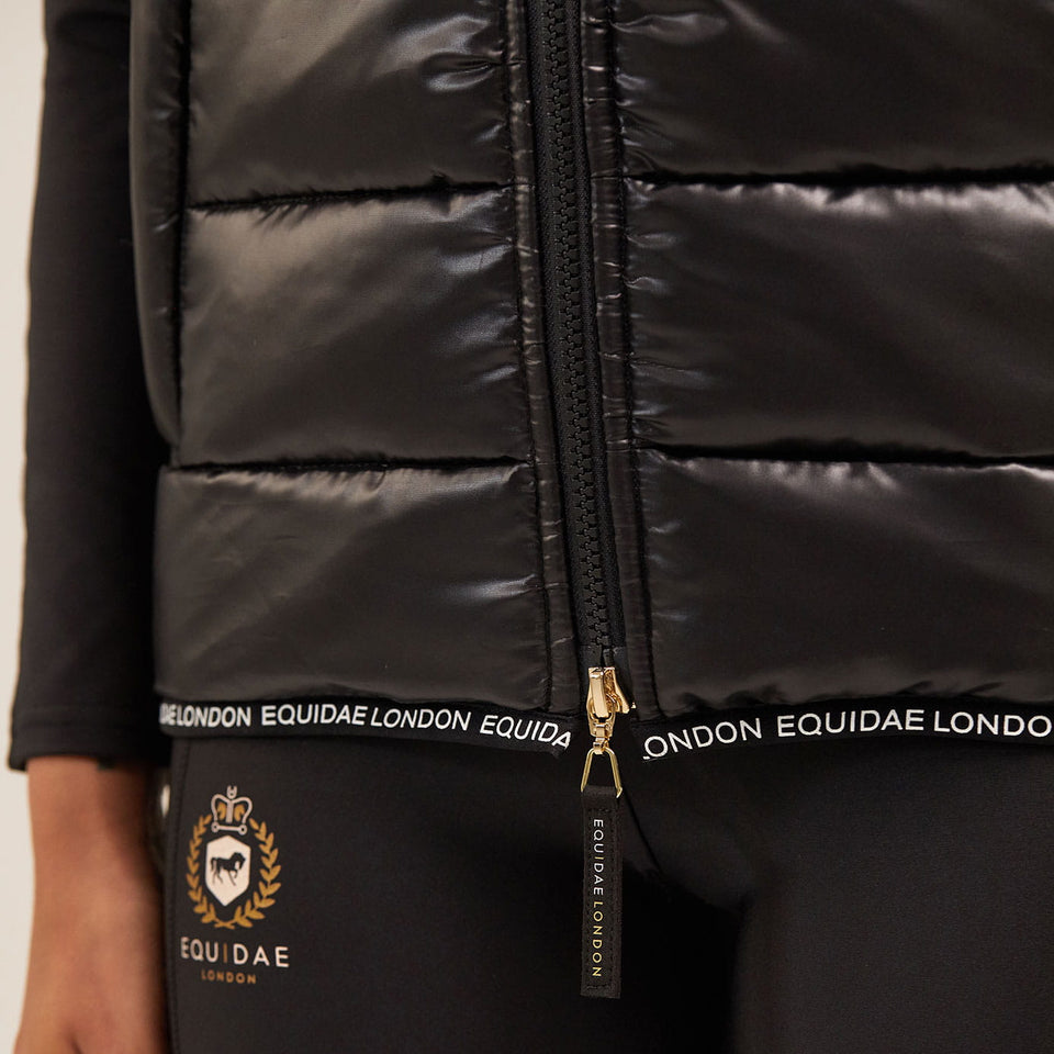 Equidae London Isabella Bomber Bodywarmer - Black