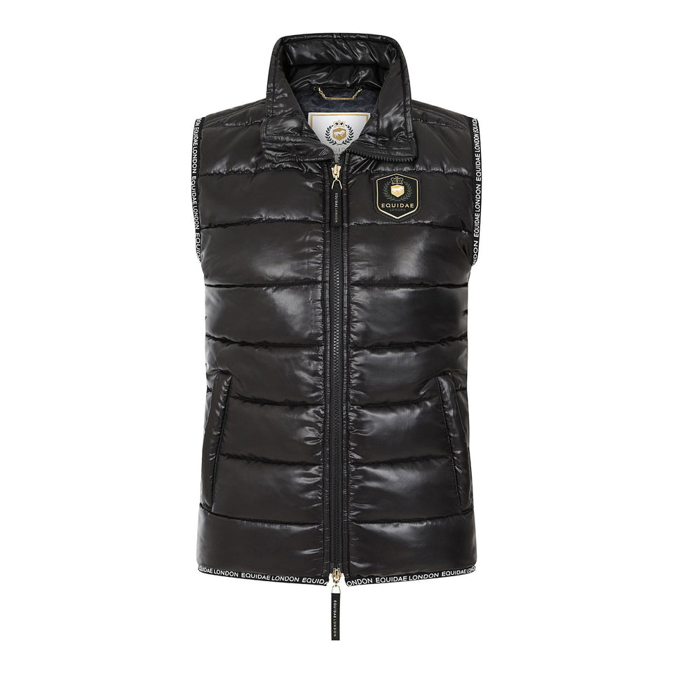 Equidae London Isabella Bomber Bodywarmer - Black
