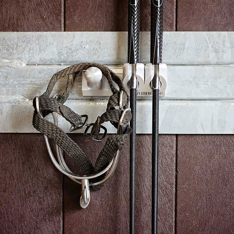 EquiHook Magnetic Whip and Kit Holder - Shiny Grey