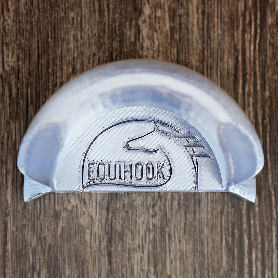 EquiHook Magnetic Bridle Hook - Shiny Grey