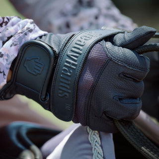 Equisk SteadyHands Riding Gloves - Navy