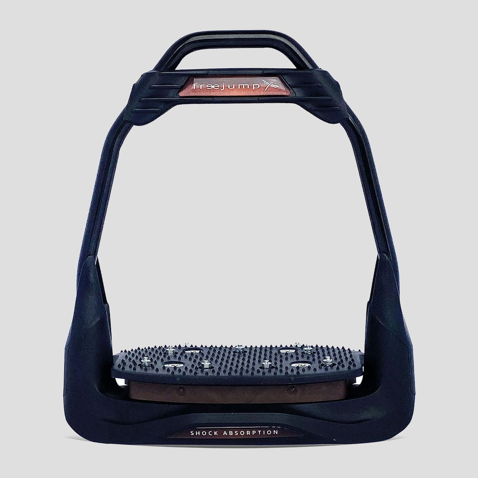 Freejump Air'S Stirrups - Full Black/Choco