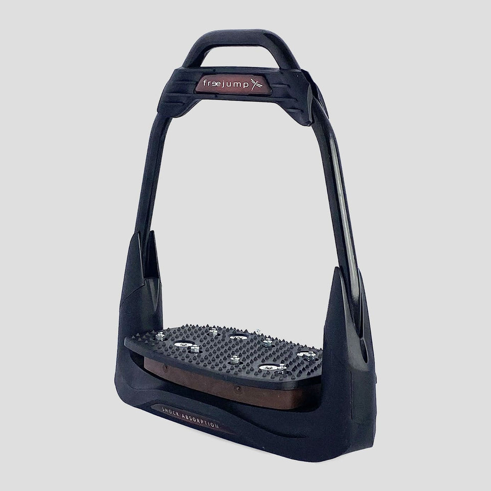 Freejump Air'S Stirrups - Full Black/Choco