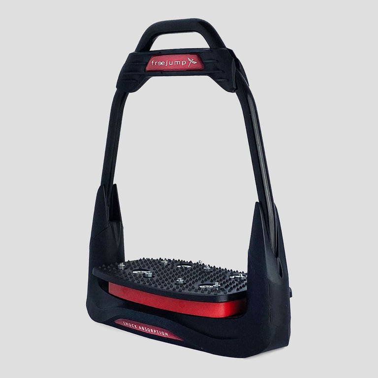Freejump Air'S Stirrups - Full Black/Red