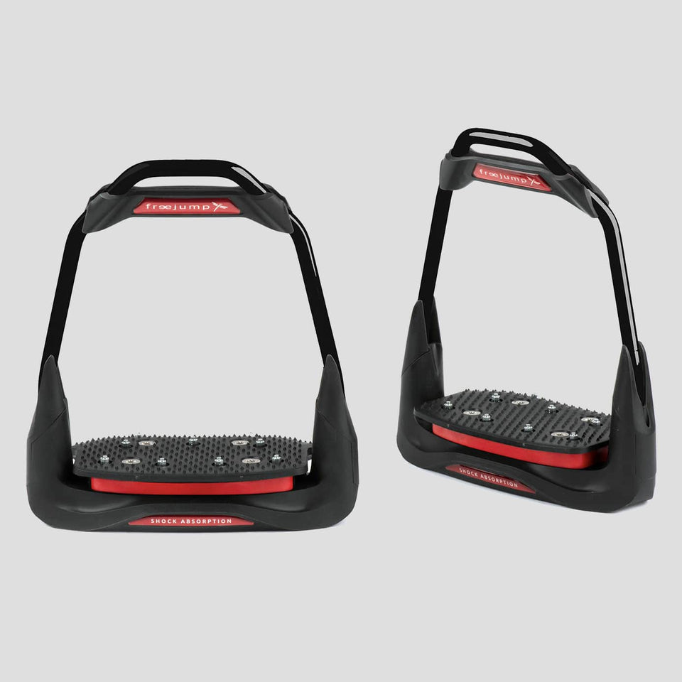 Freejump Air'S Stirrups - Full Black/Red