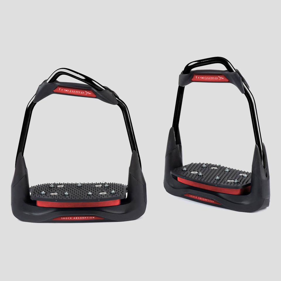 Freejump Air'S Stirrups - Full Black/Red