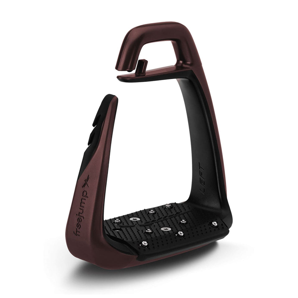Freejump Soft'Up Classic Plus Stirrups - Pearl Black/Copper