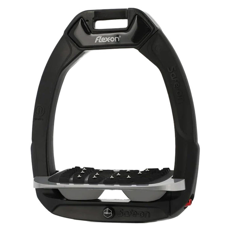 Flex-On Safe-On Stirrups - Black/Grey