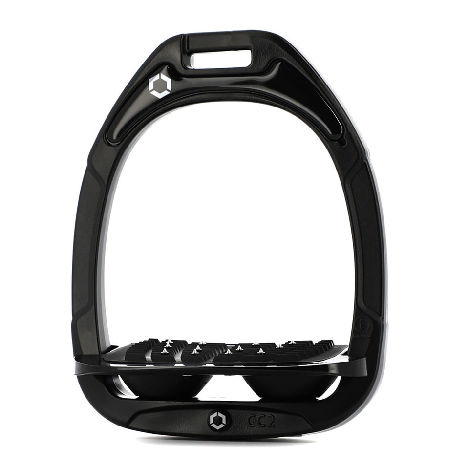 Flex-On Green Composite Stirrups - Black/Black