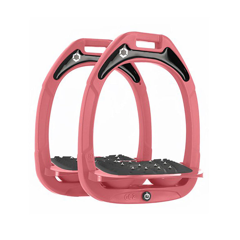 Flex-On Green Composite Stirrups - Tea Rose