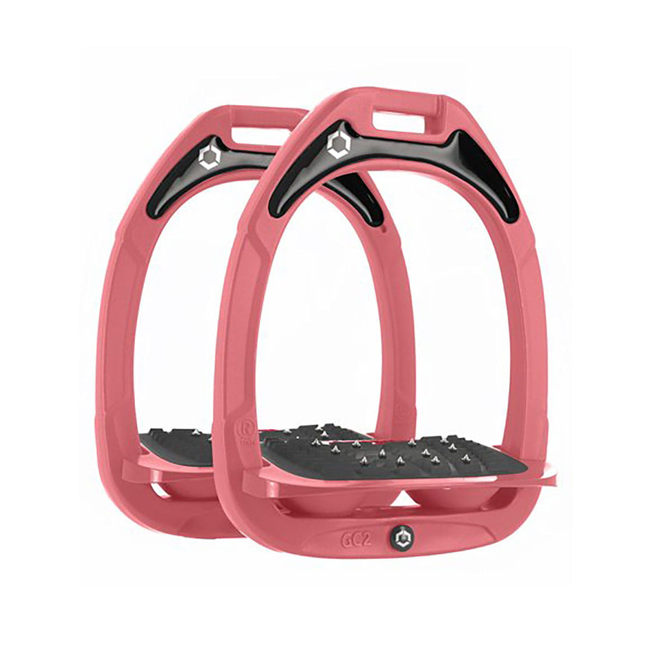 Flex-On Green Composite Stirrups - Tea Rose