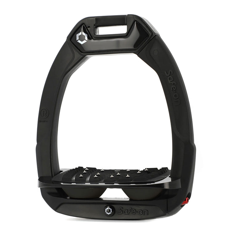 Flex-On Safe-On Stirrups - Black/Black