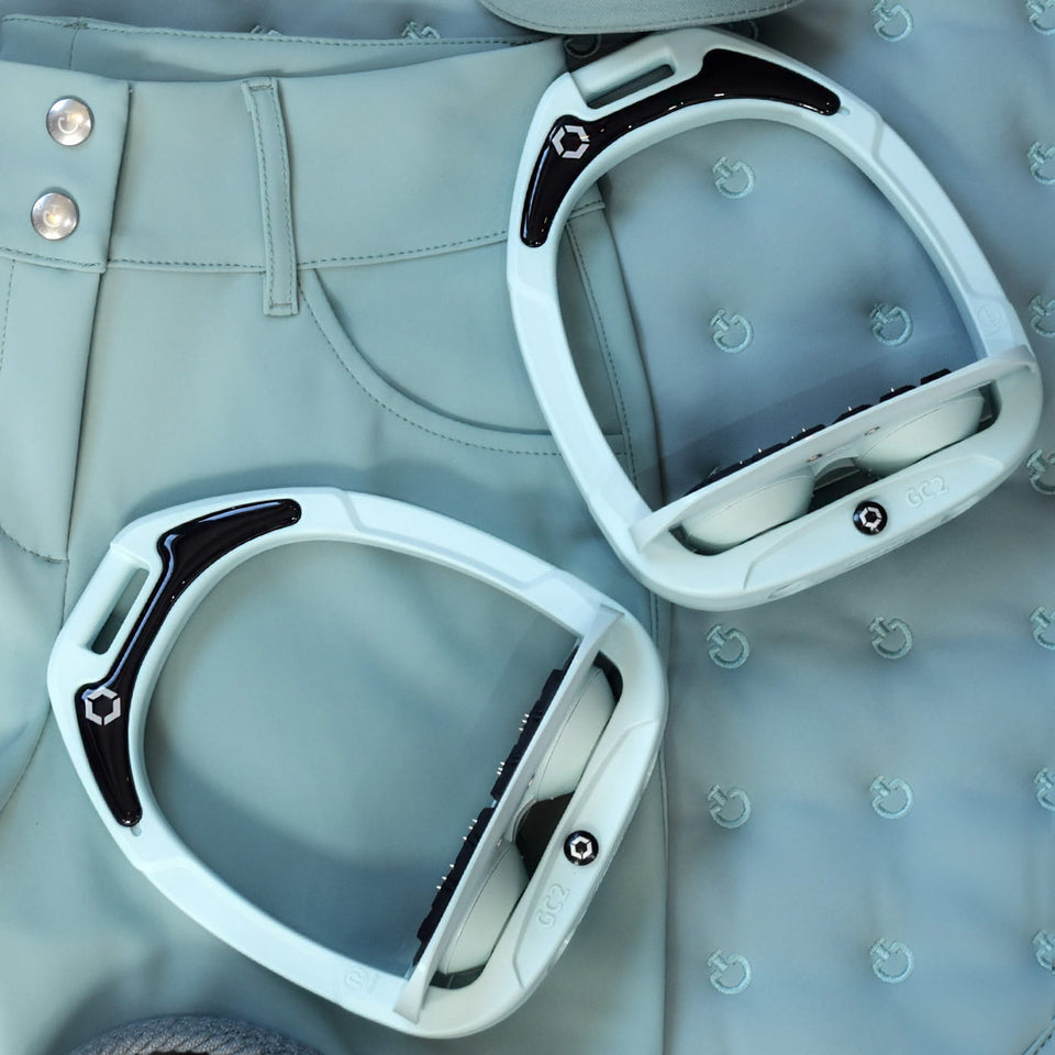 Flex-On Green Composite Stirrups - Opal Blue
